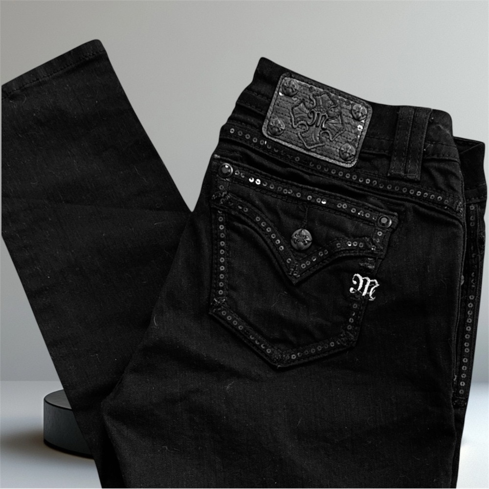 Miss Me Black Skinny Jeans